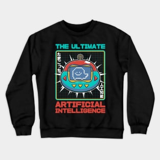 Vintage Virtual Pet - Cool Retro Game Crewneck Sweatshirt